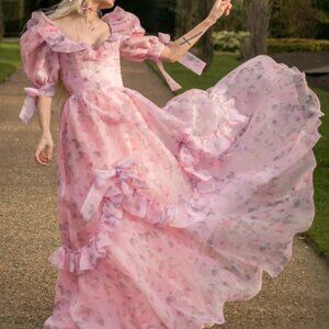 Fanciful Doll Dusted Fondant Wonderland Gown